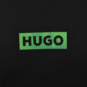 Image number 4 for HUGO Blue Nufotee T Shirt Black