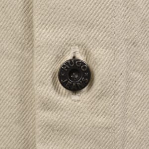 Image number 4 for HUGO Blue Ekynone Overshirt Cream