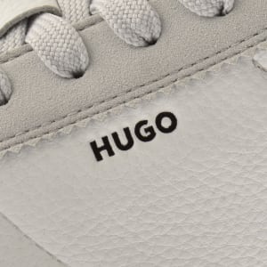 Image number 4 for HUGO Blue Jared Running Trainers Open White