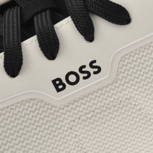 Image number 4 for BOSS Titanium Runner Trainers White