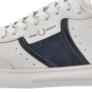 Image number 4 for Fred Perry B4 Leather Trainers White