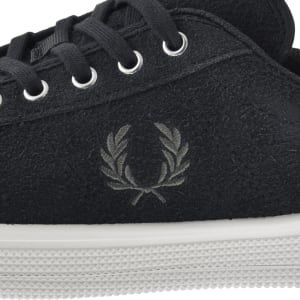 Image number 4 for Fred Perry Tennis Suede Trainers Grey