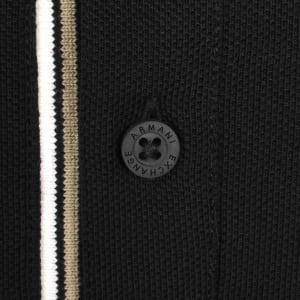 Image number 4 for Armani Exchange Polo T Shirt Black