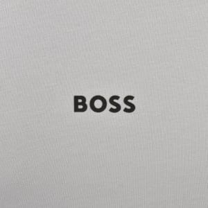 Image number 4 for BOSS Unique T Shirt Light Grey