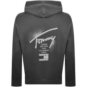 Image number 5 for Tommy Jeans Logo Hoodie Black
