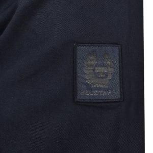 Image number 4 for Belstaff Scale Short Sleeved Shirt Navy