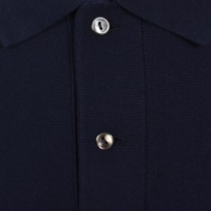 Image number 4 for Lacoste Knit Polo Shirt Navy