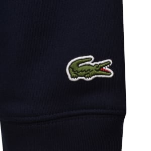 Image number 4 for Lacoste Quarter Zip Sweatshirt Navy