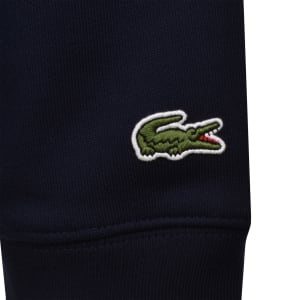 Image number 4 for Lacoste Logo Hoodie Navy