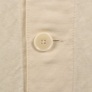 Image number 5 for Lacoste Linen Blend Overshirt Beige