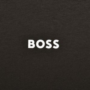 Image number 4 for BOSS Unique T Shirt Dark Brown