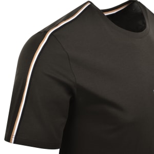 Image number 5 for BOSS Unique T Shirt Dark Brown