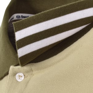 Image number 5 for Sergio Tacchini Bondi Polo T Shirt Beige