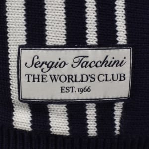 Image number 4 for Sergio Tacchini Cipri Knit Cardigan Navy