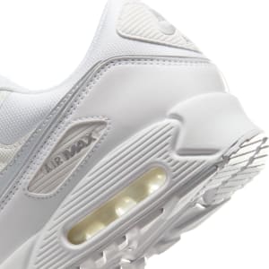 Image number 4 for Nike Air Max 90 Premium Trainers White