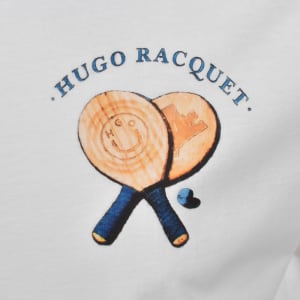Image number 4 for HUGO Blue Nulaxo T Shirt White
