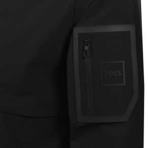 Image number 4 for BOSS Globe Overshirt Black