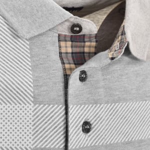 Image number 4 for Barbour Blaine Polo T Shirt Grey