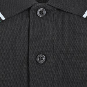 Image number 4 for Fred Perry Twin Tipped Polo T Shirt Grey