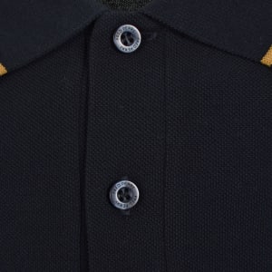 Image number 4 for Fred Perry Twin Tipped Polo T Shirt Navy