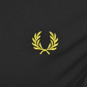 Image number 4 for Fred Perry Twin Tipped Polo T Shirt Grey