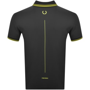 Image number 5 for Fred Perry Twin Tipped Polo T Shirt Grey