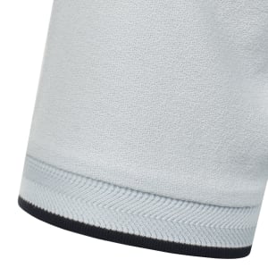 Image number 5 for Fred Perry Zip Neck Crepe Polo Blue