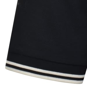 Image number 5 for Fred Perry Button Through Polo Shirt Navy