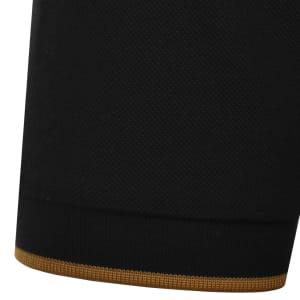 Image number 5 for Fred Perry Collar Stand Polo T Shirt Black