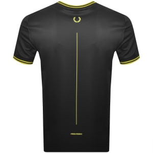 Image number 5 for Fred Perry Printed T Shirt Anchor Grey