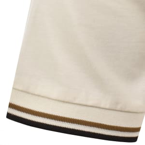 Image number 4 for Fred Perry Twin Tipped T Shirt Ecru