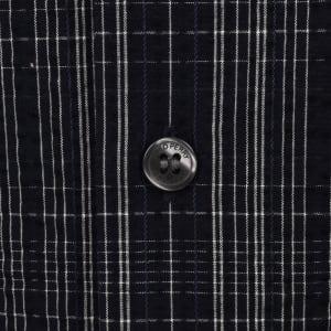 Image number 4 for Fred Perry Seersucker Check Shirt Navy