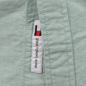 Image number 5 for Tommy Jeans Regular Fit Oxford Shirt Green