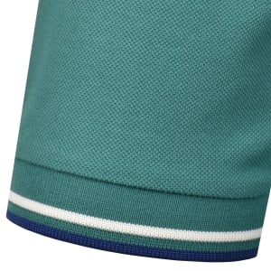 Image number 5 for Fred Perry Twin Tipped Polo T Shirt Mint Green