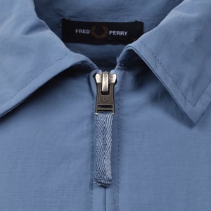 Image number 4 for Fred Perry Ripstop Pocket Overshirt Ace Blue