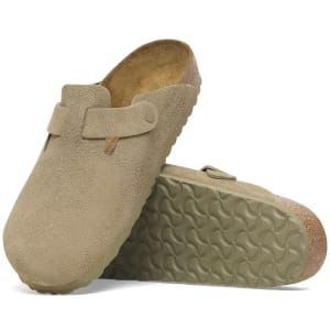 Image number 5 for Birkenstock Boston BS Mules Khaki
