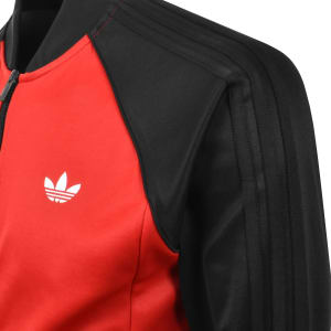 Image number 4 for adidas Originals SST Track Top Red