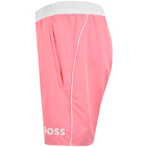 Image number 4 for BOSS Starfish Swim Shorts Pink