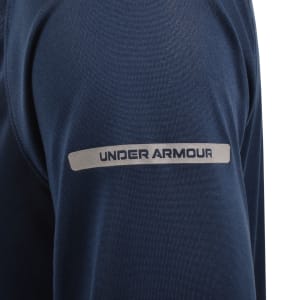 Image number 4 for Under Armour Tech Utility Quarter Zip T Shirt Blue