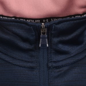 Image number 5 for Under Armour Tech Utility Quarter Zip T Shirt Blue