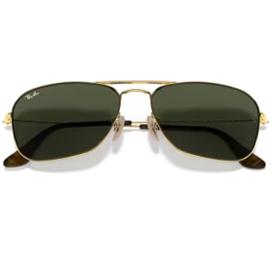 Image number 4 for Ray Ban 3136 Caravan Sunglasses Gold