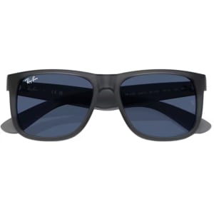 Image number 4 for Ray Ban 4165 Justin Wayfarer Sunglasses Black