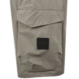 Image number 4 for BOSS Urbanex Tapered Fit Cargo Shorts Khaki