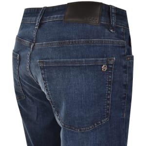 Image number 4 for BOSS Re Maine Denim Shorts Blue