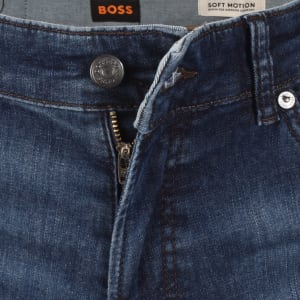 Image number 5 for BOSS Re Maine Denim Shorts Blue