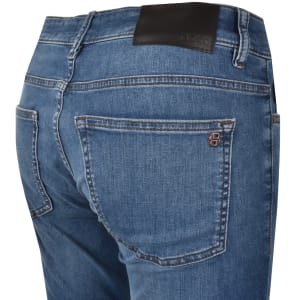Image number 4 for BOSS Delaware Slim Fit Jeans Mid Blue