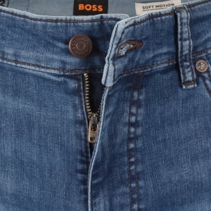Image number 5 for BOSS Delaware Slim Fit Jeans Mid Blue