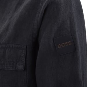 Image number 4 for BOSS Locky 3 Overshirt Dark Blue