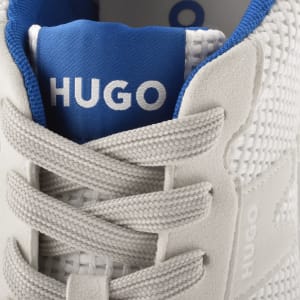 Image number 4 for HUGO Blue Jared Running Trainers White