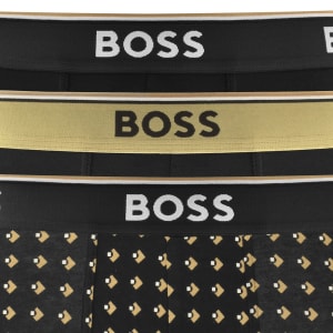 Image number 5 for BOSS Underwear 3 Pack Power Trunks Black